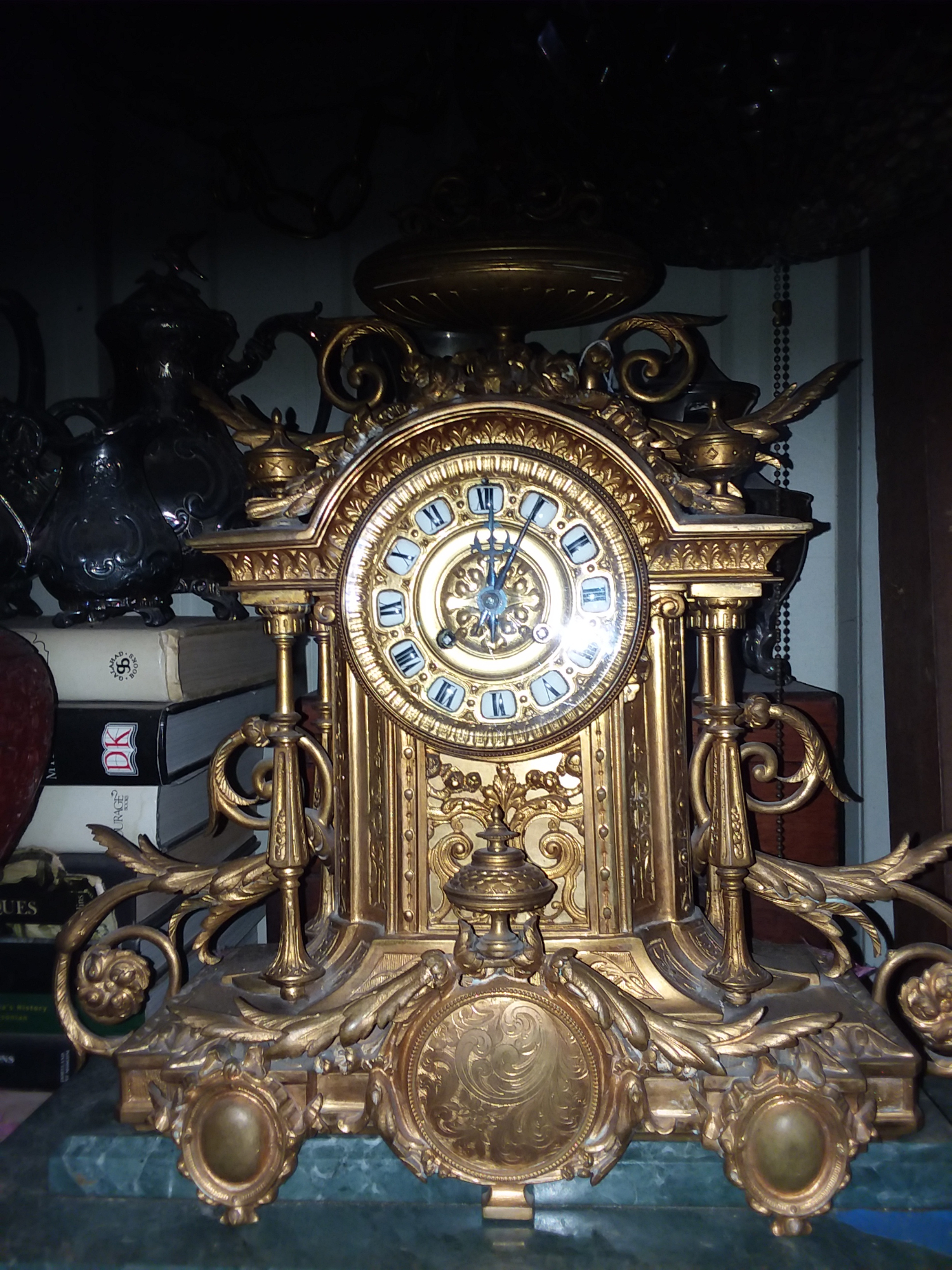 Bronze Tiffany and Company Clock